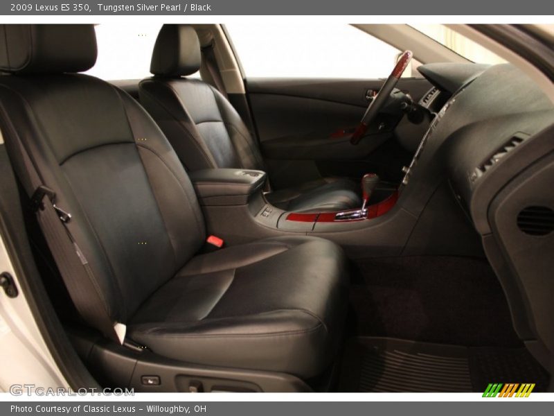 Tungsten Silver Pearl / Black 2009 Lexus ES 350