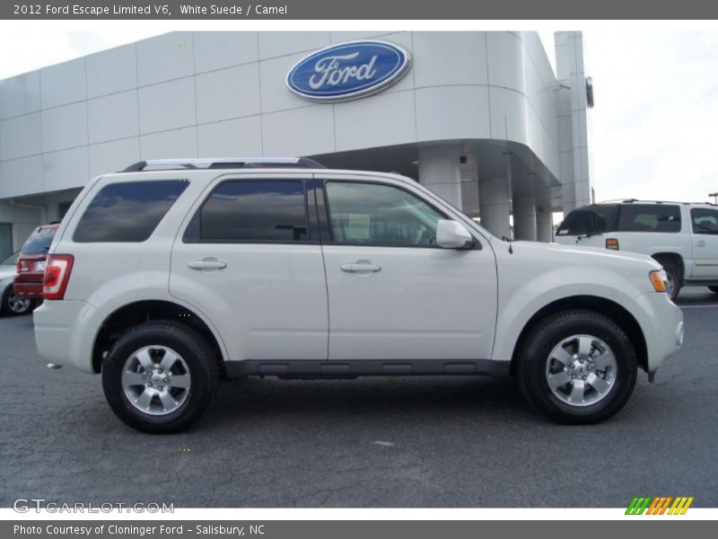 White Suede / Camel 2012 Ford Escape Limited V6
