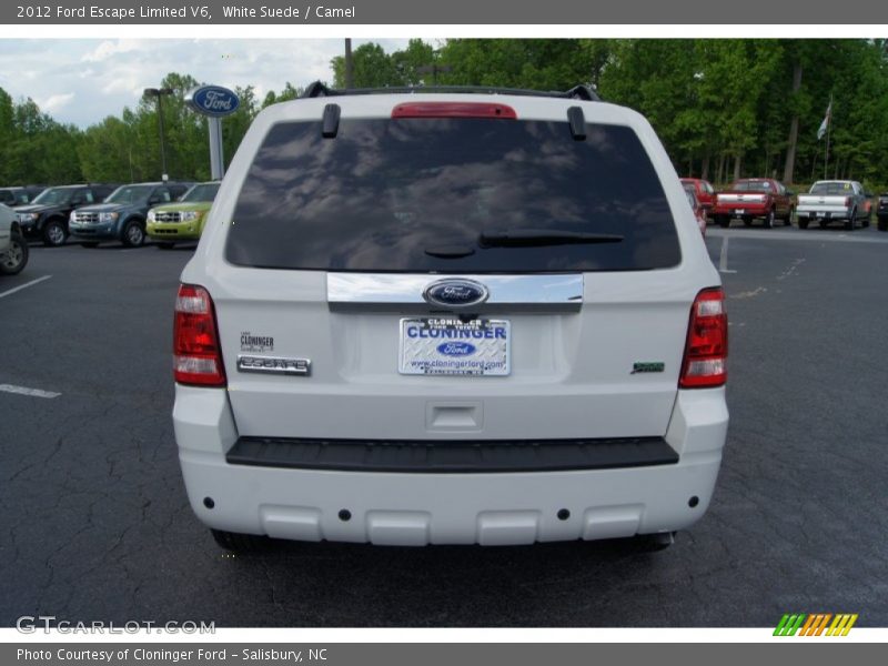 White Suede / Camel 2012 Ford Escape Limited V6