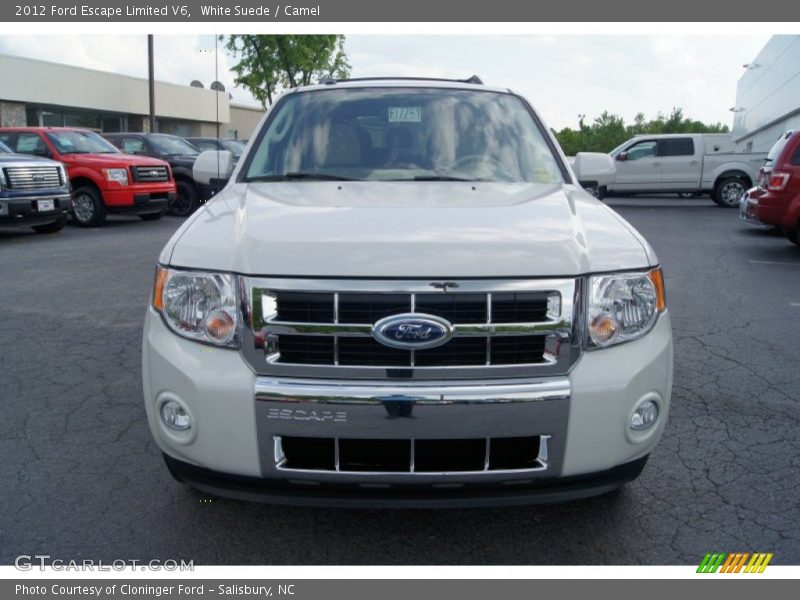 White Suede / Camel 2012 Ford Escape Limited V6