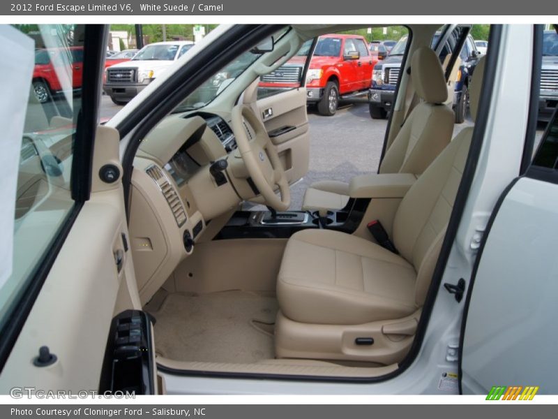 White Suede / Camel 2012 Ford Escape Limited V6