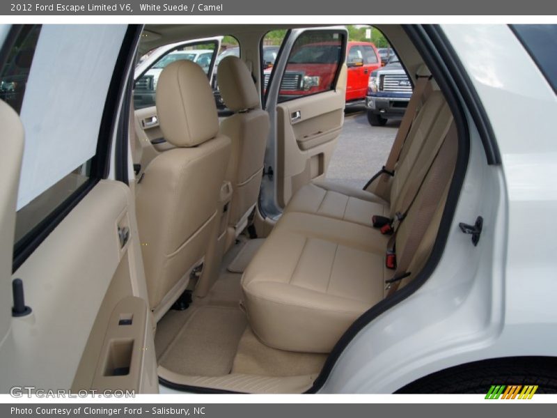 White Suede / Camel 2012 Ford Escape Limited V6