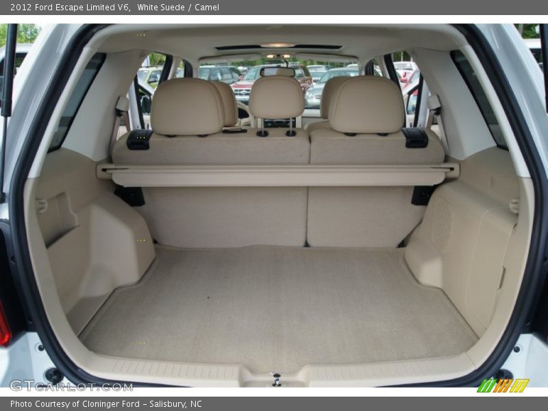 White Suede / Camel 2012 Ford Escape Limited V6