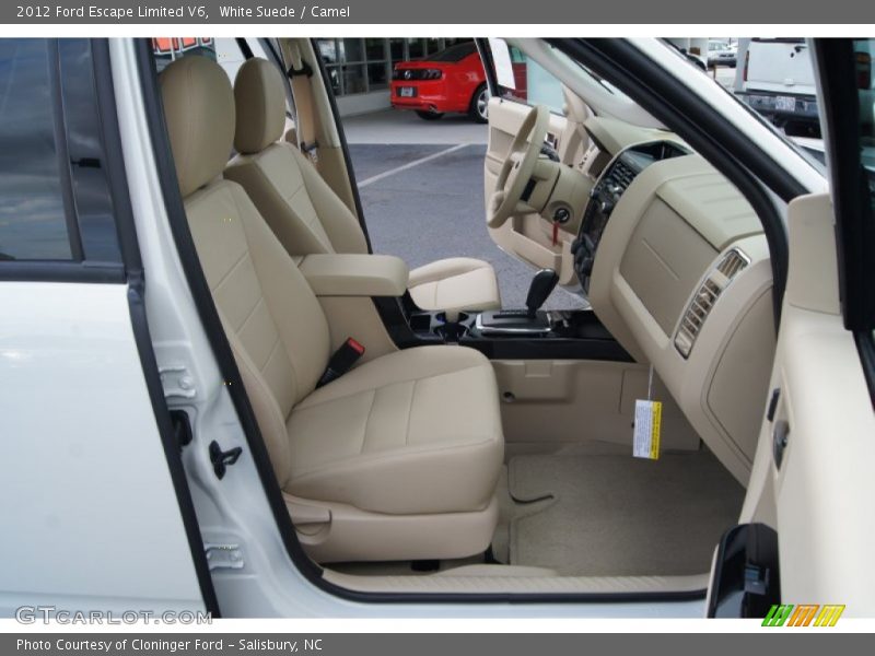 White Suede / Camel 2012 Ford Escape Limited V6