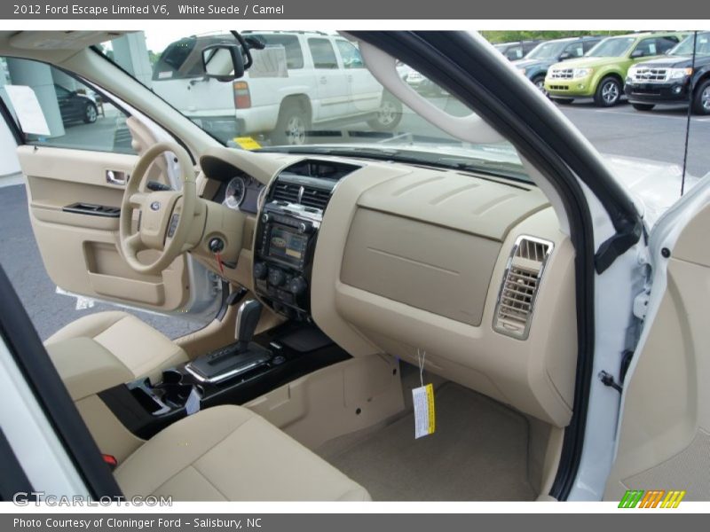 White Suede / Camel 2012 Ford Escape Limited V6