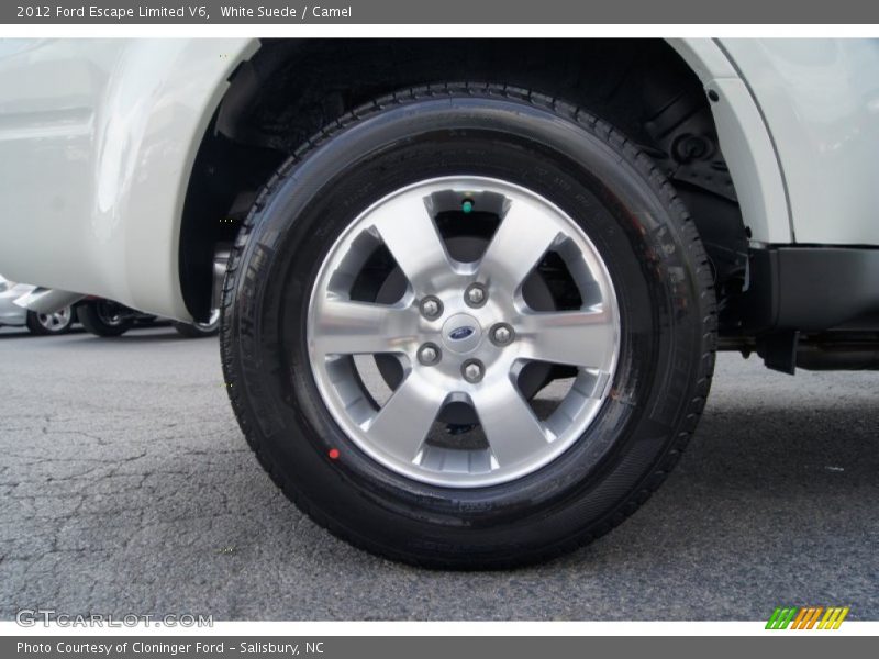 White Suede / Camel 2012 Ford Escape Limited V6