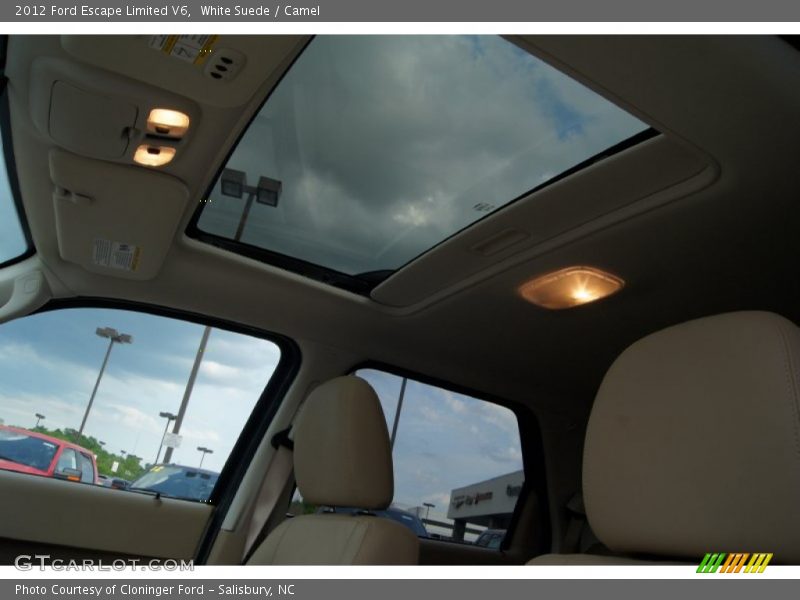 White Suede / Camel 2012 Ford Escape Limited V6