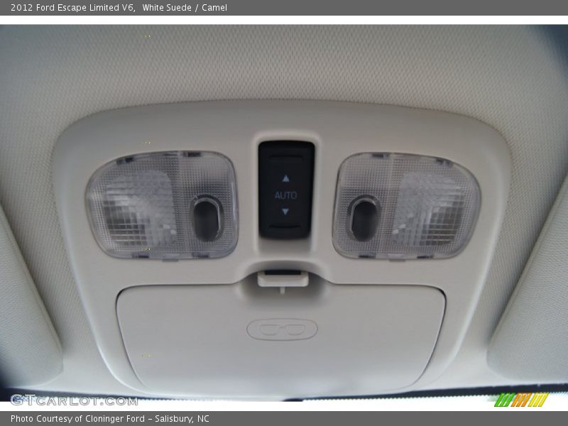 White Suede / Camel 2012 Ford Escape Limited V6