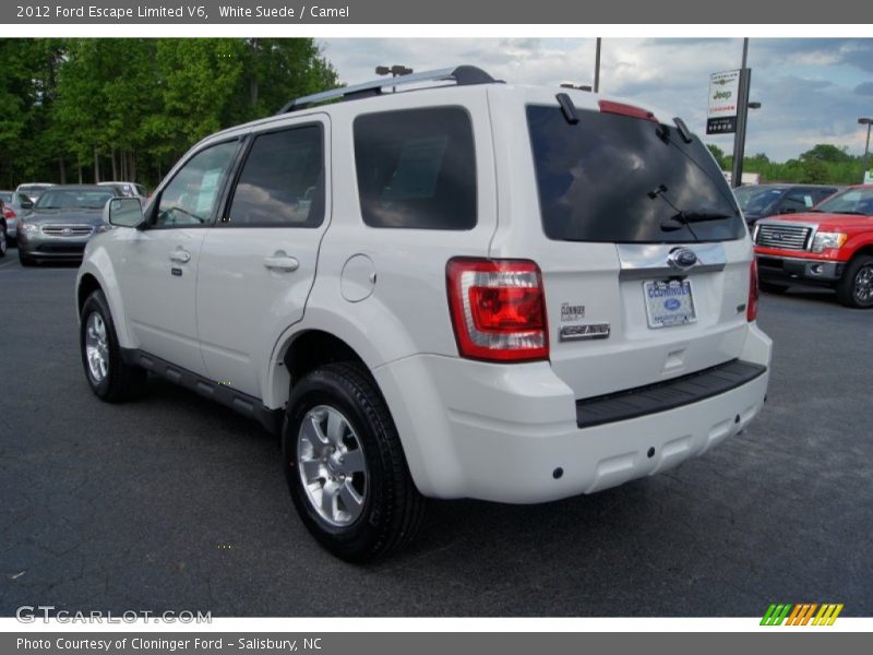 White Suede / Camel 2012 Ford Escape Limited V6