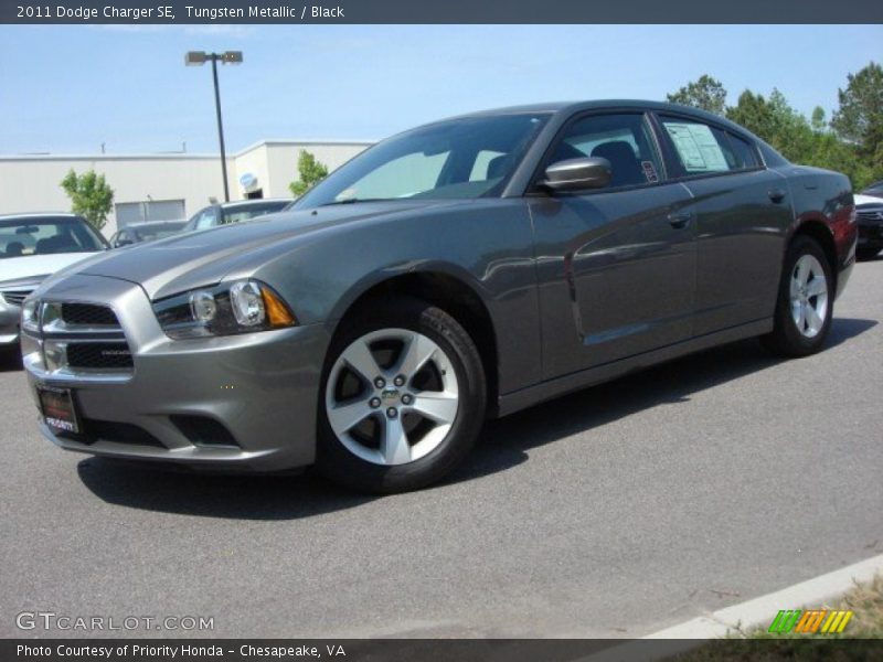 Tungsten Metallic / Black 2011 Dodge Charger SE