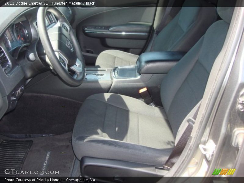 Tungsten Metallic / Black 2011 Dodge Charger SE