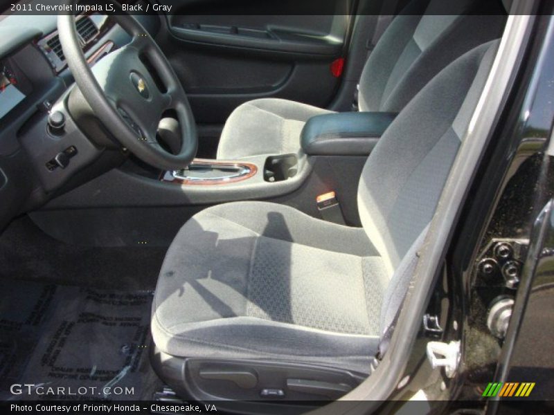 Black / Gray 2011 Chevrolet Impala LS
