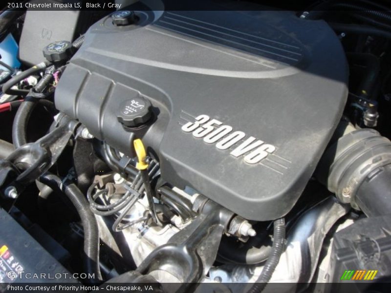 Black / Gray 2011 Chevrolet Impala LS