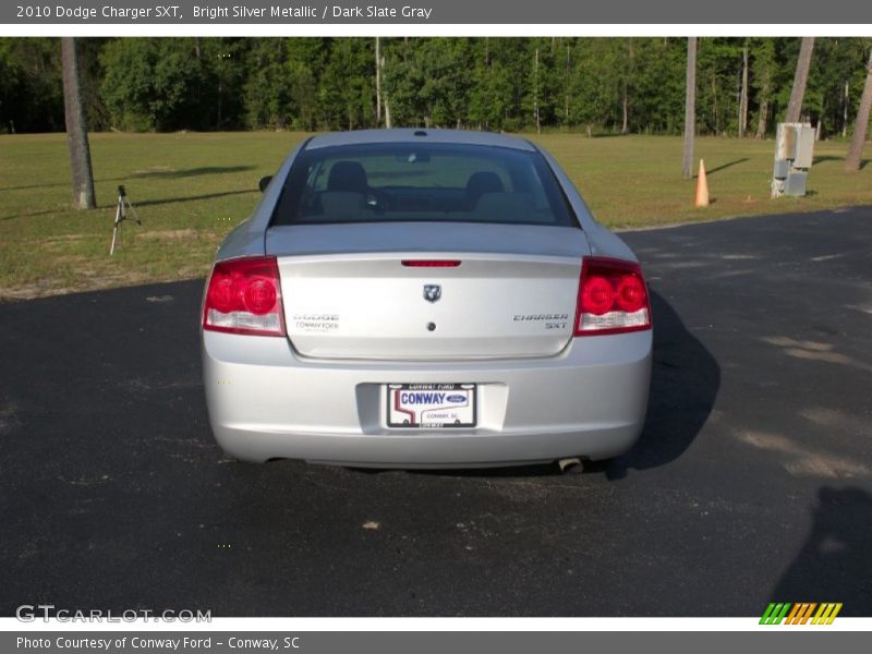 Bright Silver Metallic / Dark Slate Gray 2010 Dodge Charger SXT