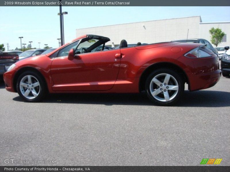 Rave Red Pearl / Terra Cotta/Charcoal 2009 Mitsubishi Eclipse Spyder GS