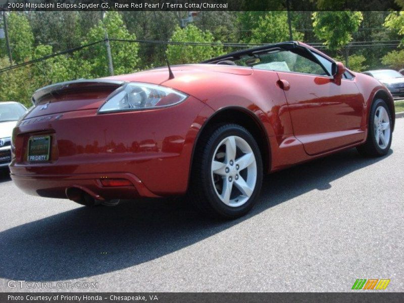 Rave Red Pearl / Terra Cotta/Charcoal 2009 Mitsubishi Eclipse Spyder GS