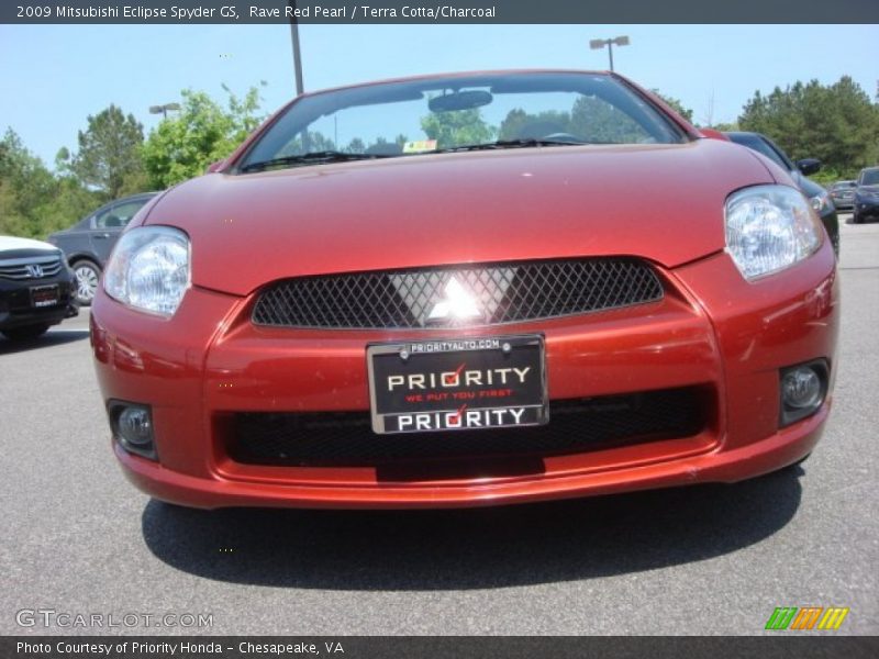 Rave Red Pearl / Terra Cotta/Charcoal 2009 Mitsubishi Eclipse Spyder GS