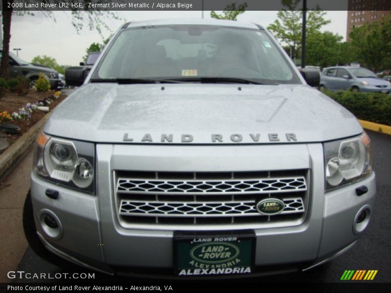 Zermatt Silver Metallic / Alpaca Beige 2008 Land Rover LR2 HSE