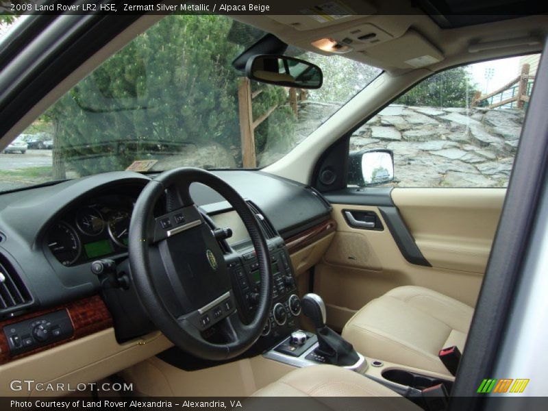 Zermatt Silver Metallic / Alpaca Beige 2008 Land Rover LR2 HSE