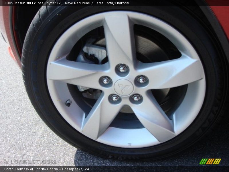 Rave Red Pearl / Terra Cotta/Charcoal 2009 Mitsubishi Eclipse Spyder GS