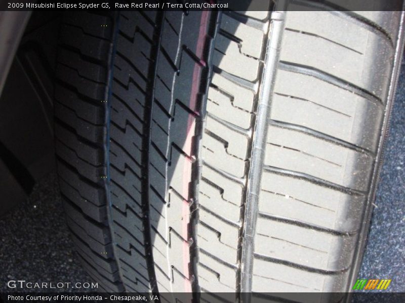 Rave Red Pearl / Terra Cotta/Charcoal 2009 Mitsubishi Eclipse Spyder GS
