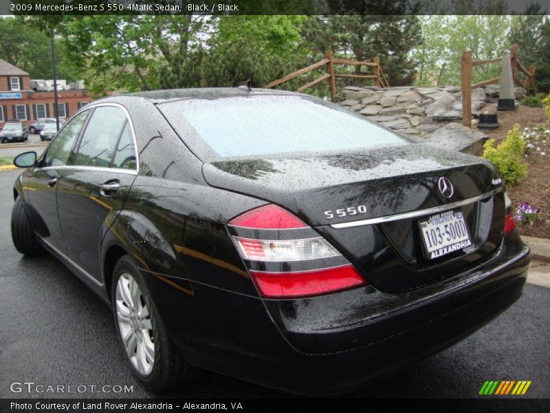 Black / Black 2009 Mercedes-Benz S 550 4Matic Sedan