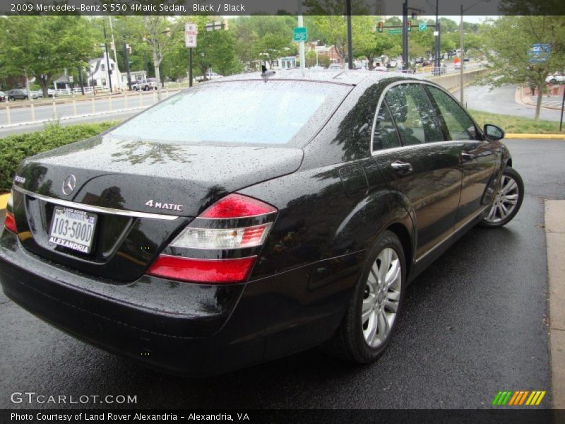 Black / Black 2009 Mercedes-Benz S 550 4Matic Sedan