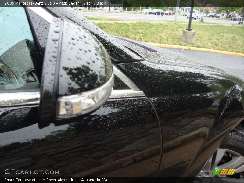 Black / Black 2009 Mercedes-Benz S 550 4Matic Sedan