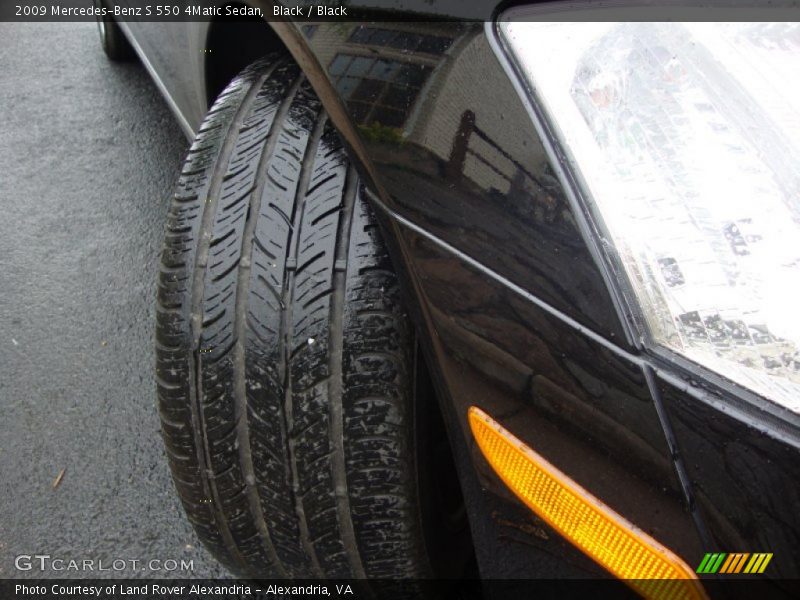 Black / Black 2009 Mercedes-Benz S 550 4Matic Sedan