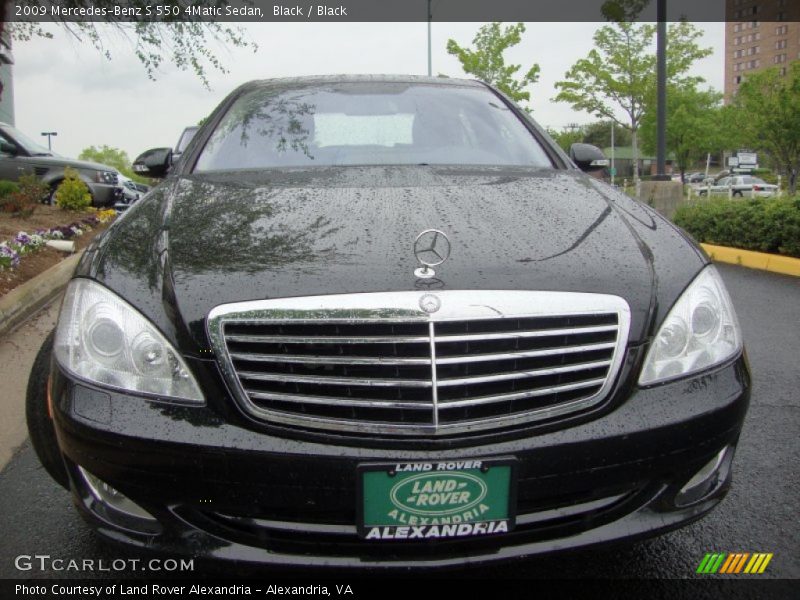 Black / Black 2009 Mercedes-Benz S 550 4Matic Sedan