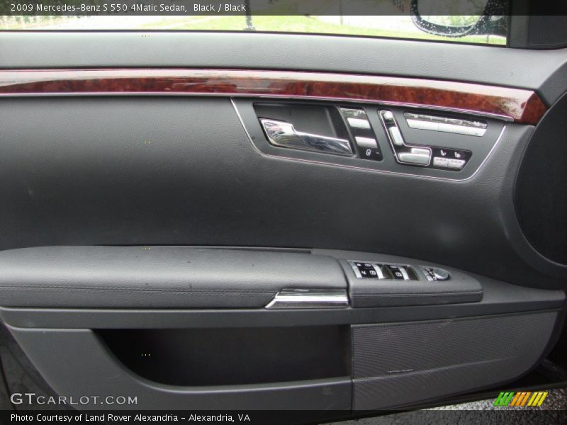 Black / Black 2009 Mercedes-Benz S 550 4Matic Sedan