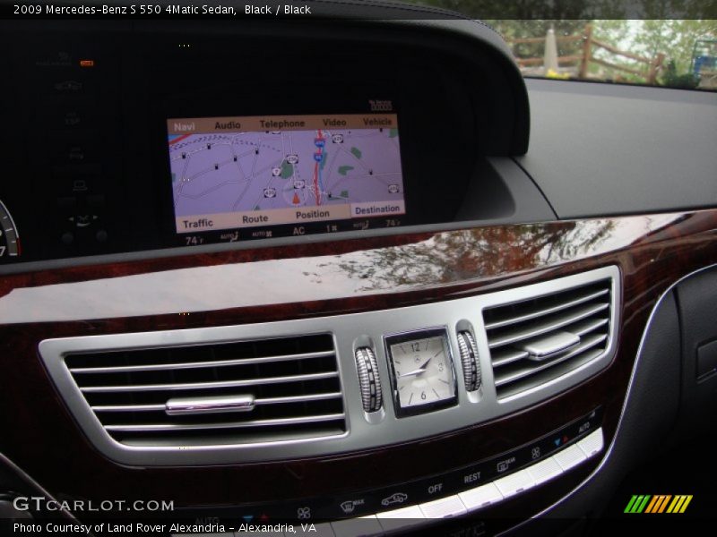 Black / Black 2009 Mercedes-Benz S 550 4Matic Sedan