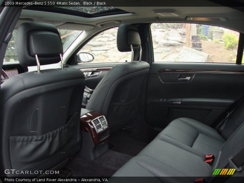 Black / Black 2009 Mercedes-Benz S 550 4Matic Sedan