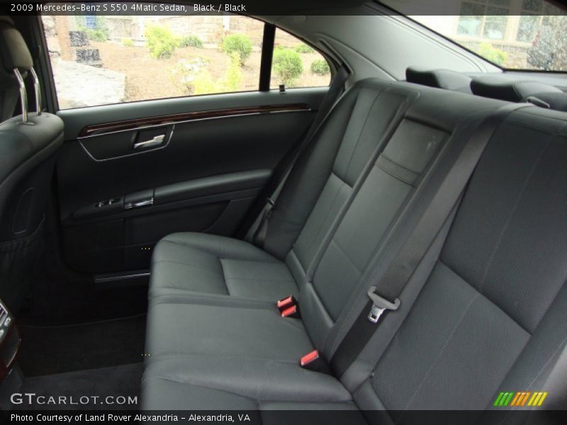 Black / Black 2009 Mercedes-Benz S 550 4Matic Sedan