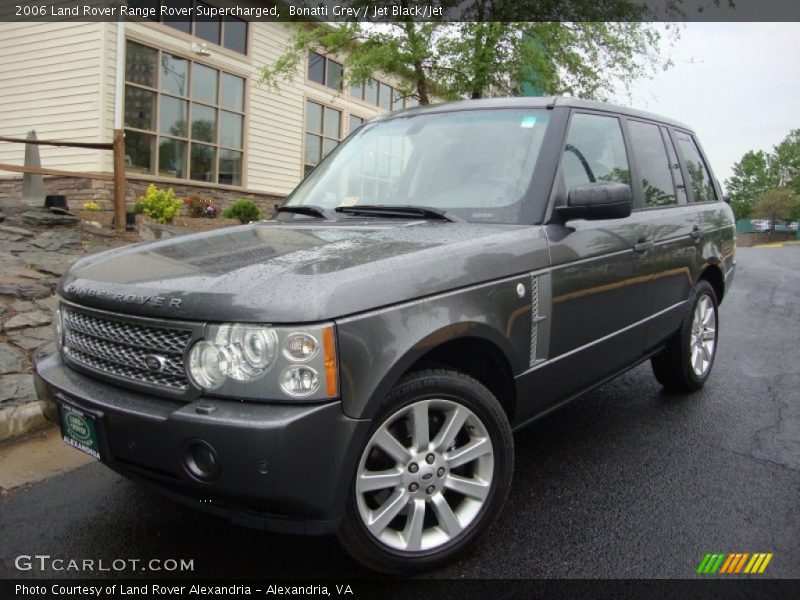 Bonatti Grey / Jet Black/Jet 2006 Land Rover Range Rover Supercharged