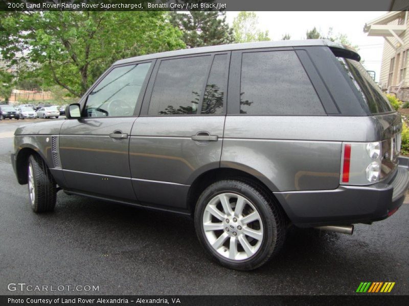 Bonatti Grey / Jet Black/Jet 2006 Land Rover Range Rover Supercharged