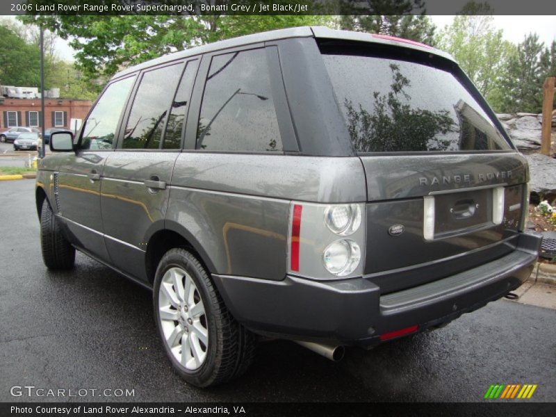 Bonatti Grey / Jet Black/Jet 2006 Land Rover Range Rover Supercharged