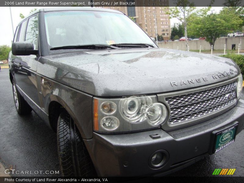 Bonatti Grey / Jet Black/Jet 2006 Land Rover Range Rover Supercharged