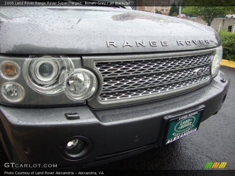 Bonatti Grey / Jet Black/Jet 2006 Land Rover Range Rover Supercharged