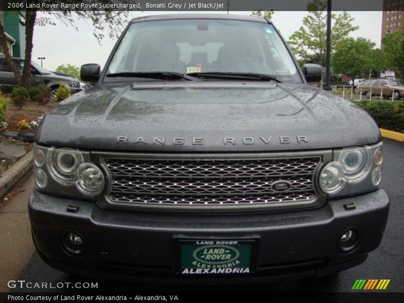 Bonatti Grey / Jet Black/Jet 2006 Land Rover Range Rover Supercharged