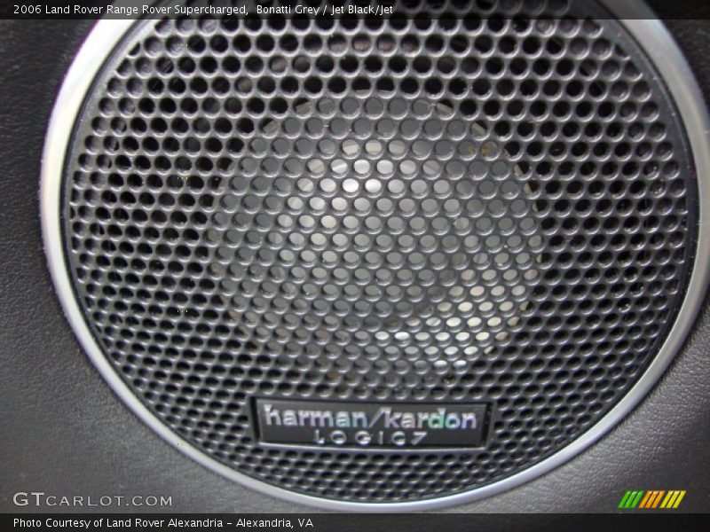 Bonatti Grey / Jet Black/Jet 2006 Land Rover Range Rover Supercharged