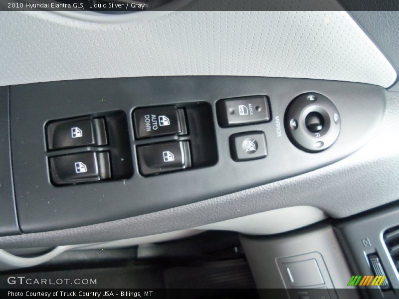 Liquid Silver / Gray 2010 Hyundai Elantra GLS