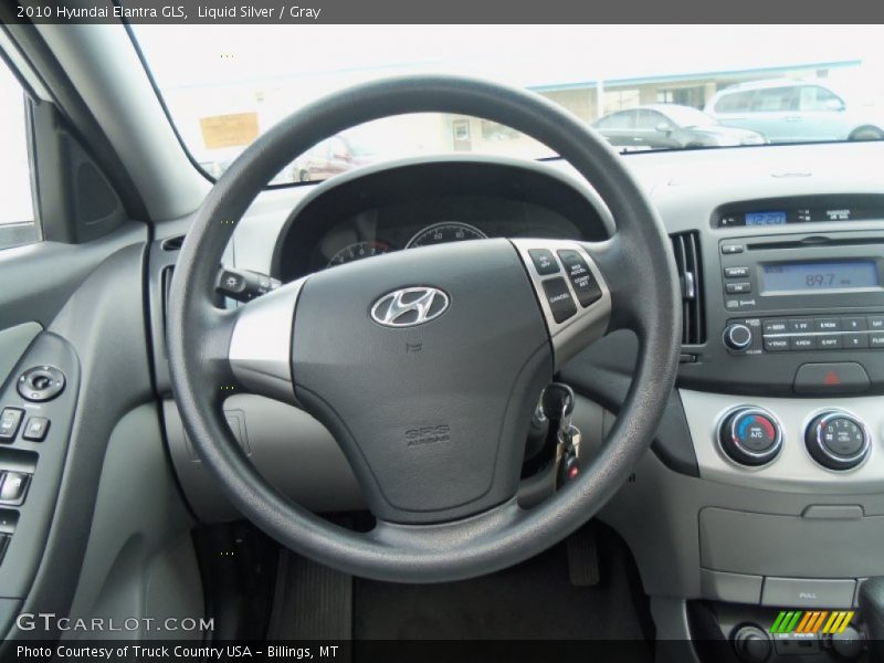 Liquid Silver / Gray 2010 Hyundai Elantra GLS