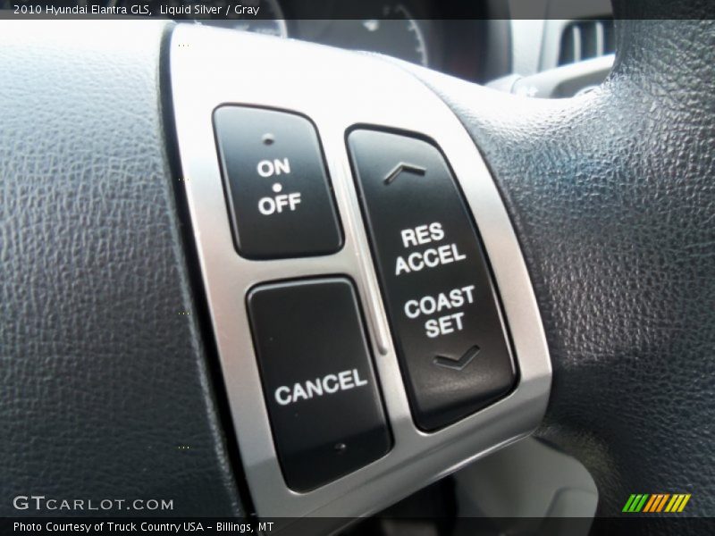Liquid Silver / Gray 2010 Hyundai Elantra GLS