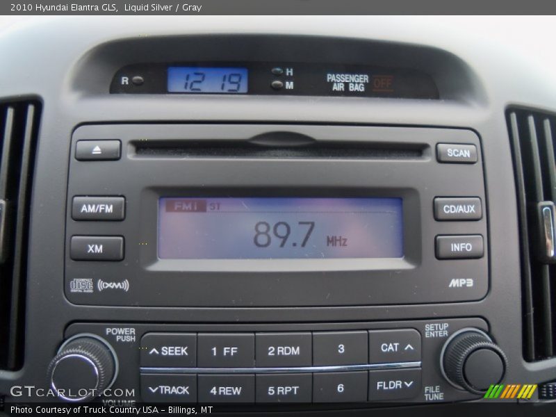 Liquid Silver / Gray 2010 Hyundai Elantra GLS