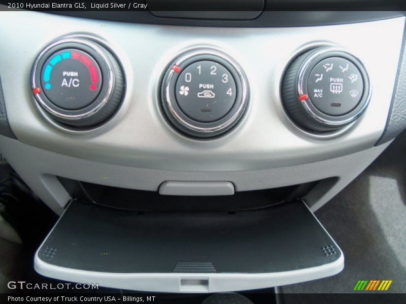 Liquid Silver / Gray 2010 Hyundai Elantra GLS