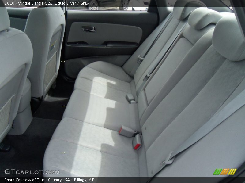 Liquid Silver / Gray 2010 Hyundai Elantra GLS