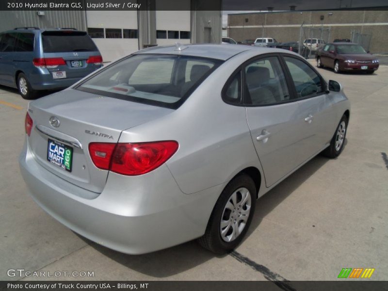 Liquid Silver / Gray 2010 Hyundai Elantra GLS