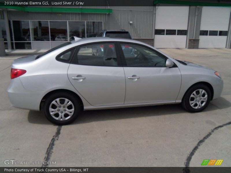 Liquid Silver / Gray 2010 Hyundai Elantra GLS