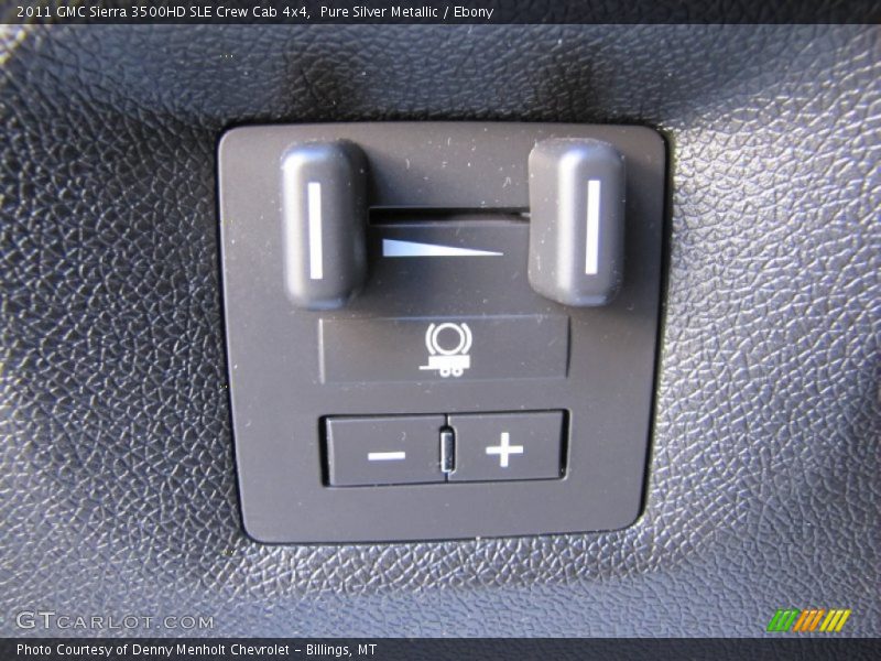 Pure Silver Metallic / Ebony 2011 GMC Sierra 3500HD SLE Crew Cab 4x4